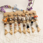 Baby Pacifier Chain Teether with Animal Design