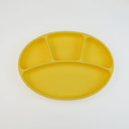 Kids Silicone Suction Plate Divided Compartment Bowl