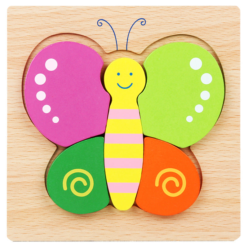 Wooden 3D Puzzle Educational Toy
