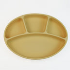 Kids Silicone Suction Plate Divided Compartment Bowl