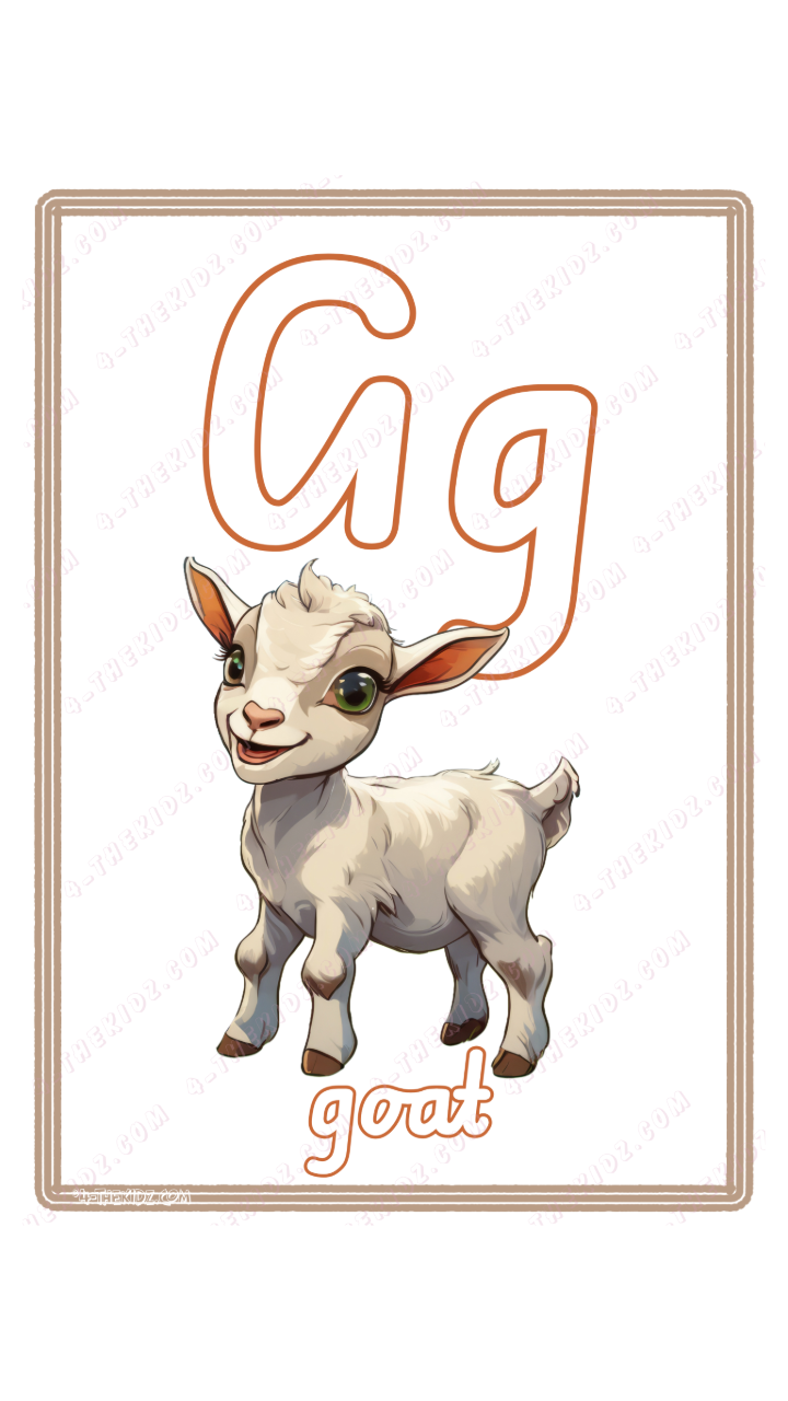 Learning Flashcard G | Goat