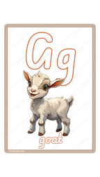 Learning Flashcard G | Goat