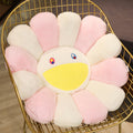 Colorful Plush Flower Cushion Mat