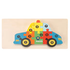 Wooden 3D Puzzle Educational Toy