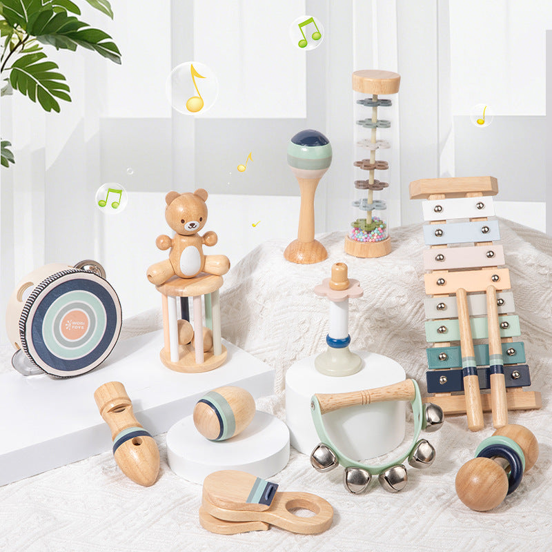 Wooden Rattle Baby Toy