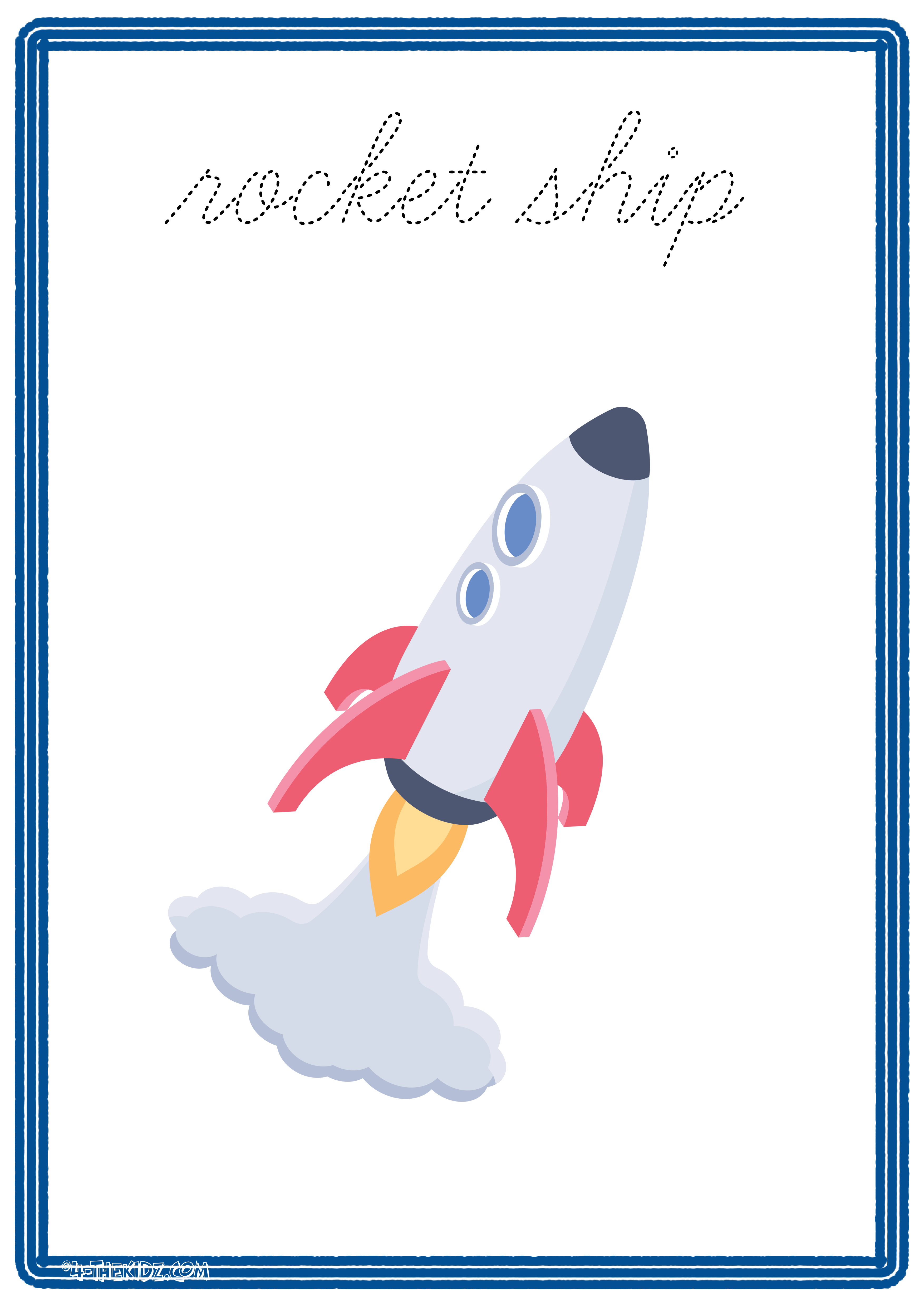 Letter R Rocket Ship Learning Bundle 6 Variants| Printable Preschool Activities | Ages 0–5