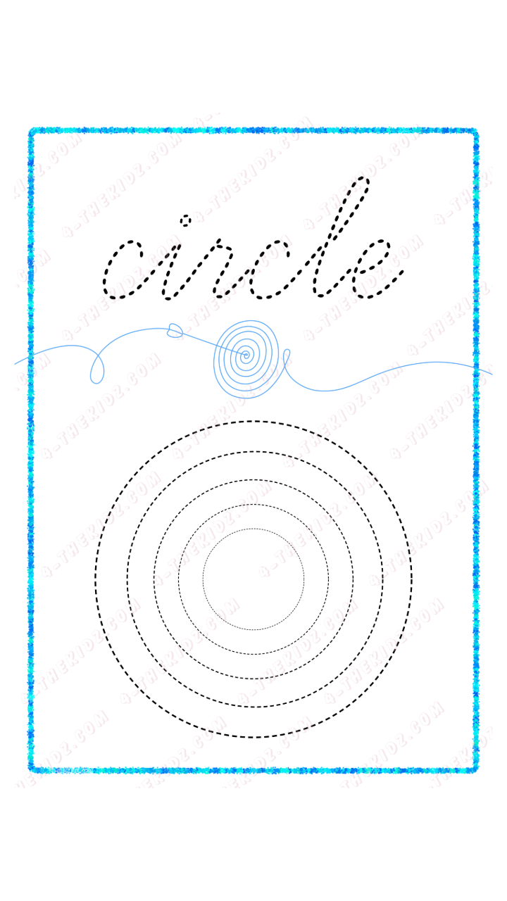 Shape Blocks Circle Transcript Learn Shapes | Write Circle – 4THEKIDZ