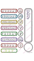Learn Weekday Visual Cards – Printable A3 Digital Download | 3 Variants