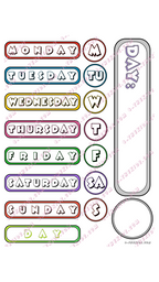 Learn Weekday Visual Cards – Printable A3 Digital Download | 3 Variants