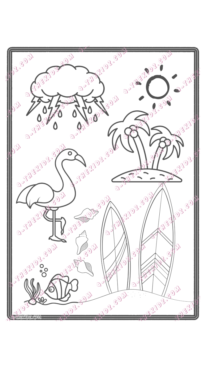 Write Summer | Colouring | 2 Variants