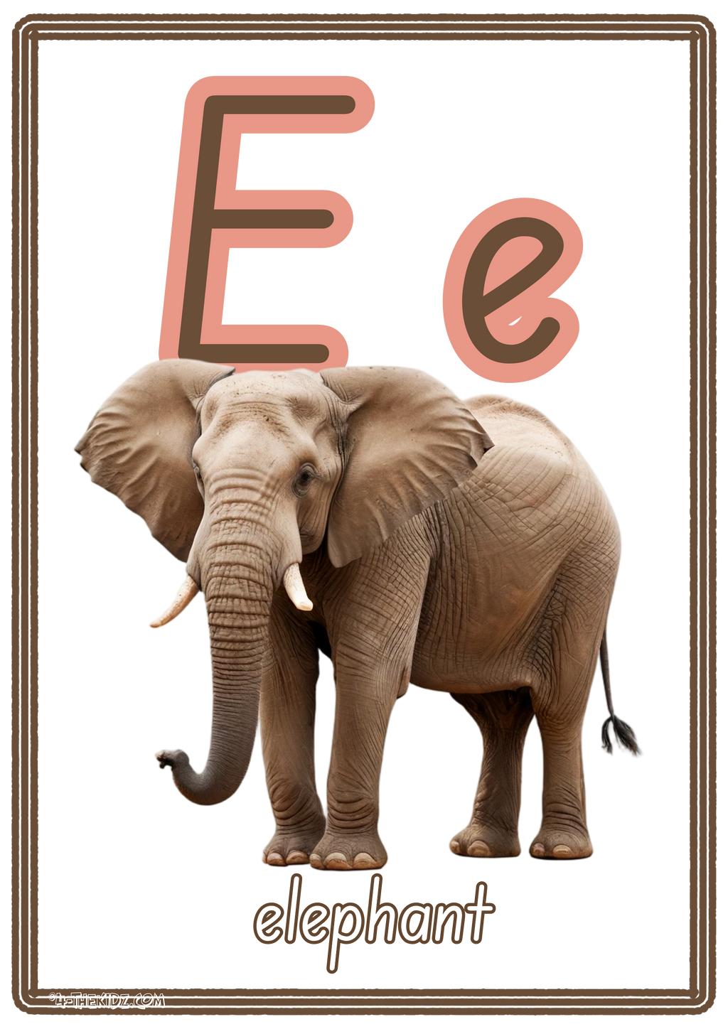 Letter E For Elephant Learning Bundle 7 Variants| Printable Preschool Activities | Ages 0–5 (Copy)