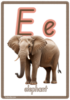 Letter E For Elephant Learning Bundle 7 Variants| Printable Preschool Activities | Ages 0–5 (Copy)