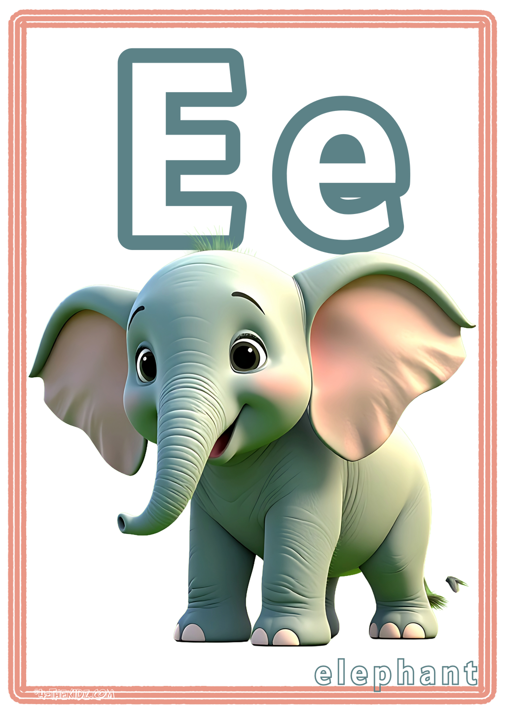 Letter E For Elephant Learning Bundle 7 Variants| Printable Preschool Activities | Ages 0–5 (Copy)