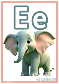 Letter E For Elephant Learning Bundle 7 Variants| Printable Preschool Activities | Ages 0–5 (Copy)