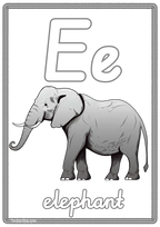 Letter E For Elephant Learning Bundle 7 Variants| Printable Preschool Activities | Ages 0–5 (Copy)