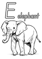 Letter E For Elephant Learning Bundle 7 Variants| Printable Preschool Activities | Ages 0–5 (Copy)