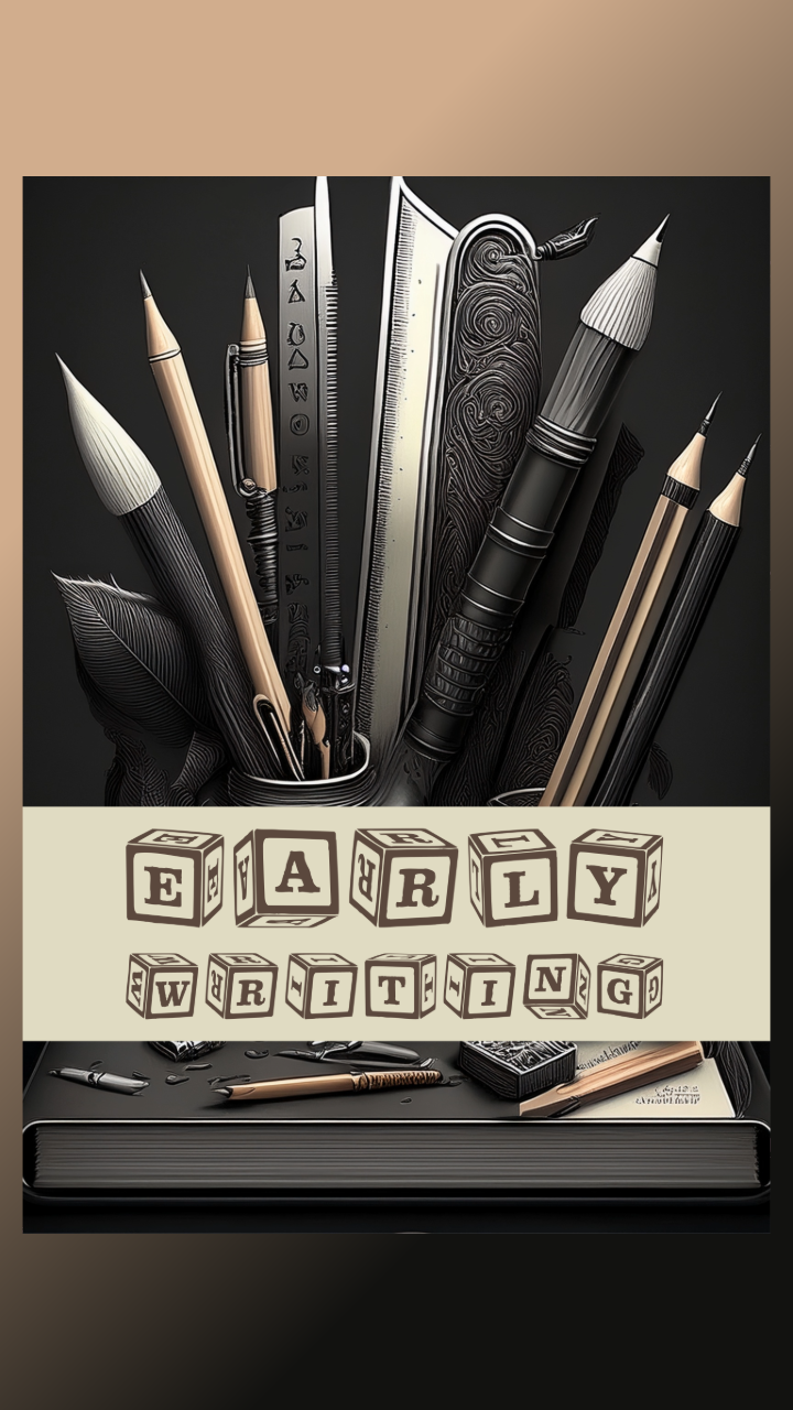 Early Writing Skills Poster for Kids | Writing Readiness Visual | Preschool Literacy Printable (A3) – 4THEKIDZ