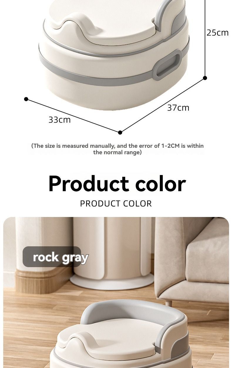 children's toilet, multifunctional potty, kids bathroom accessory, toilet training aid, Zibang children's toilet, toddler potty, Australian potty training - Gray - Size Hard seat cushion
