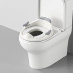 baby portable toilet seat, potty training, no installation, splash proof, hanging storage, travel potty seat, toddler toilet training seat - Camel - Size Hard seat cushion