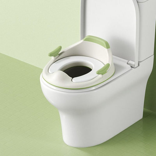 baby portable toilet seat, potty training, no installation, splash proof, hanging storage, travel potty seat, toddler toilet training seat - Camel - Size Soft cushion