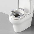baby portable toilet seat, potty training, no installation, splash proof, hanging storage, travel potty seat, toddler toilet training seat - Gray - Size Hard seat cushion