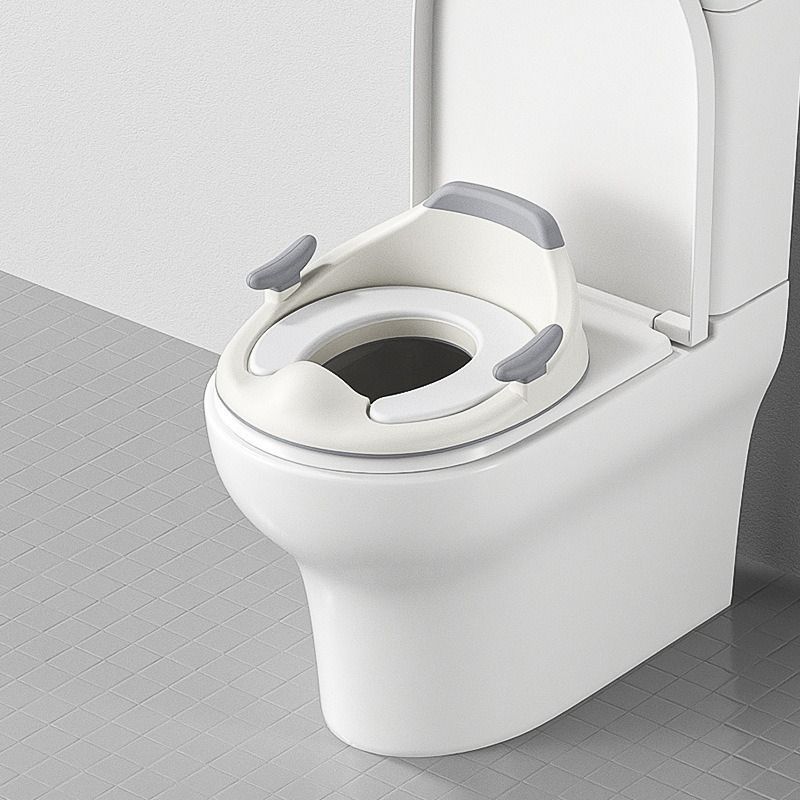 baby portable toilet seat, potty training, no installation, splash proof, hanging storage, travel potty seat, toddler toilet training seat - Gray - Size Soft cushion