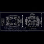 V8 Engine Simulation Model Blocks