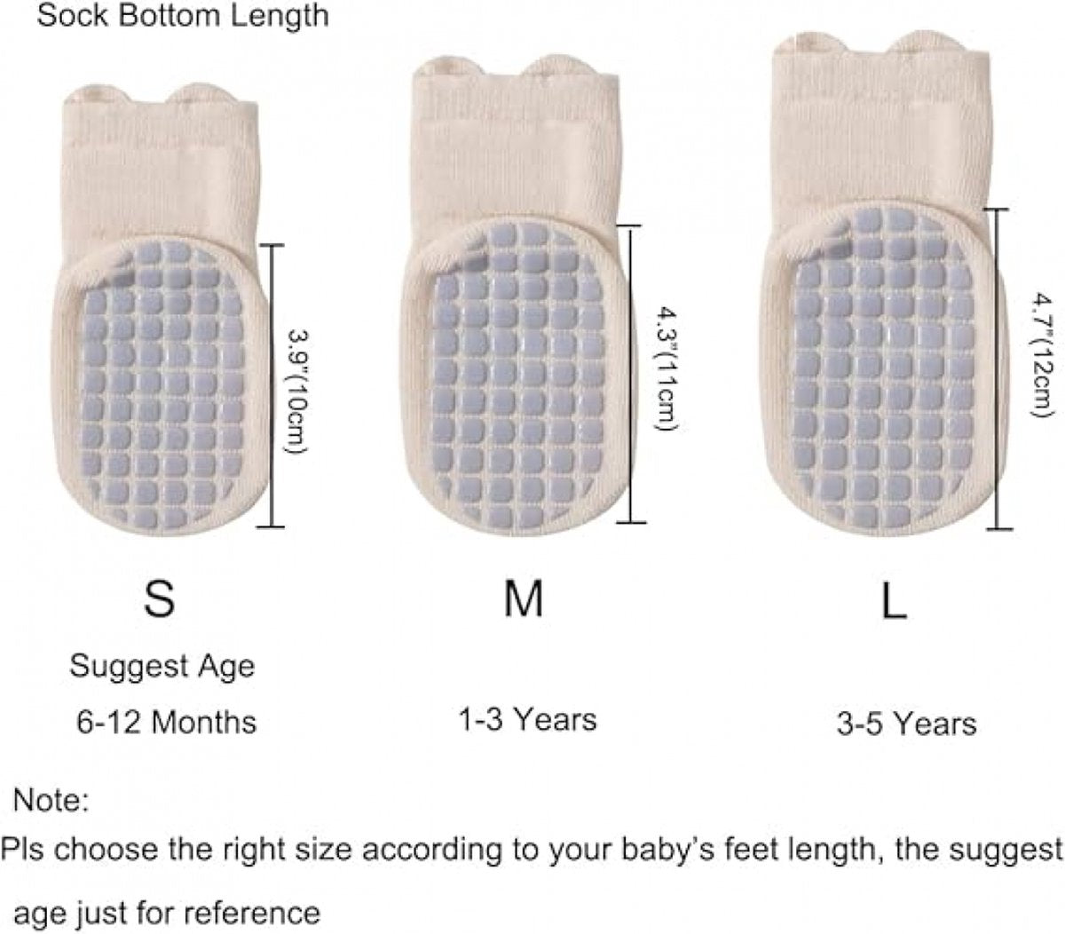 Baby Socks - 5 Pairs