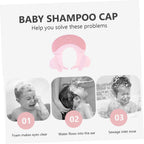 Shower cap - Shower cap - Bath cap - Baby shower cap - Child's hair washing aid cap - Shower cap - Shower cap for children - Silicone bath and shower cap - Cap - Adjustable - For toddler and baby - Pink