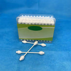 DXOUPM 55ct Baby Cotton Swabs Safety Swabs for Kids or Babies Organic Cotton Gentle Baby Qtips Children Cotton Buds White