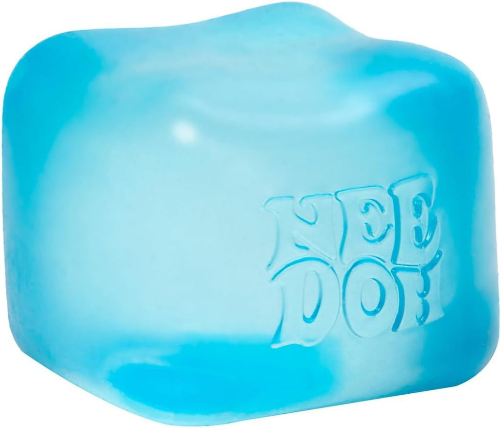 Blue Stress Cube Fidget Squishy Slow Rising Sensory Stress Ball, Calming Squeeze Toy for Stress Relief and Focus