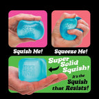 Purple Stress Cube Fidget Squishy Slow Rising Stress Ball, High Density Gel Filled Sensory Fidget Toy for Anxiety Relief