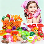 22-Piece Fruit And Veggie Cutting Toy Set With Pizza (Random Assorted)