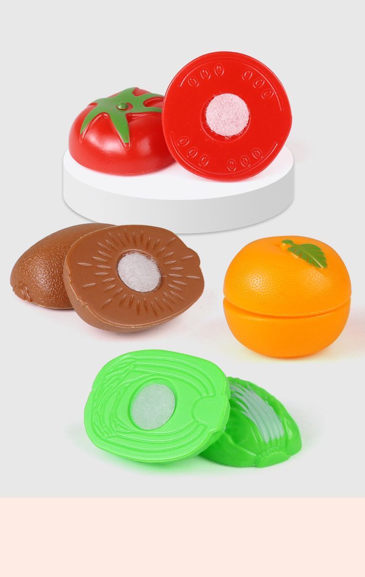 22-Piece Fruit And Veggie Cutting Toy Set With Pizza (Random Assorted)