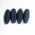 4-Pack Oval Random Black And Styles