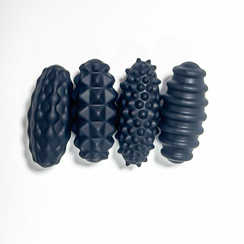 4-Pack Oval Random Black And Styles