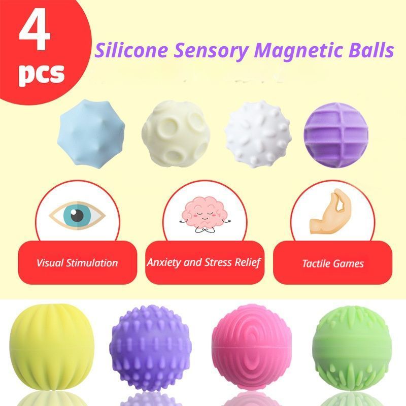 4-Pack Oval Random Black And Styles