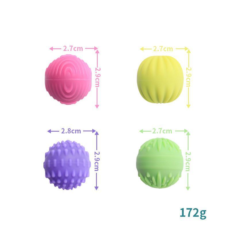 4-Pack Oval Random Black And Styles