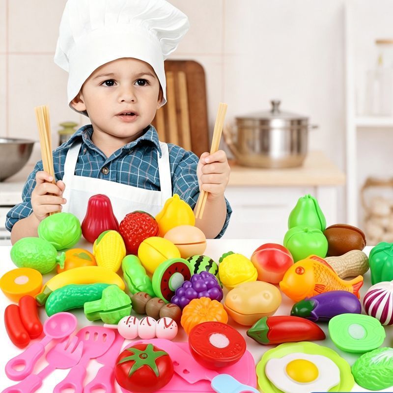 9 Piece Set with 5 Tools And 4 Random Slicing Toys