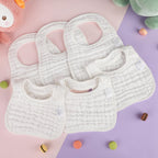 Muslin Baby Bibs, 6 Pack Soft Cotton Baby Bandana Drool Bibs for Boys Girls Teething and Drooling