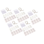 24 Set Baby Bottle Opener Zinc Alloy Cute Baby Bottle Shaped Bottle Opener Baby Shower Return Gift for Baby Shower Party Silver
