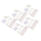 24 Set Baby Bottle Opener Zinc Alloy Cute Baby Bottle Shaped Bottle Opener Baby Shower Return Gift for Baby Shower Party Silver