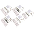 24 Set Baby Bottle Opener Zinc Alloy Cute Baby Bottle Shaped Bottle Opener Baby Shower Return Gift for Baby Shower Party Silver