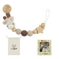 Baby Pacifier Chain Teether with Animal Design