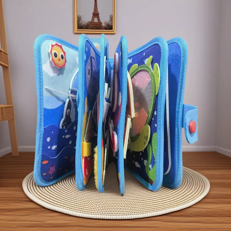 Educational Felt Activity Book for Children