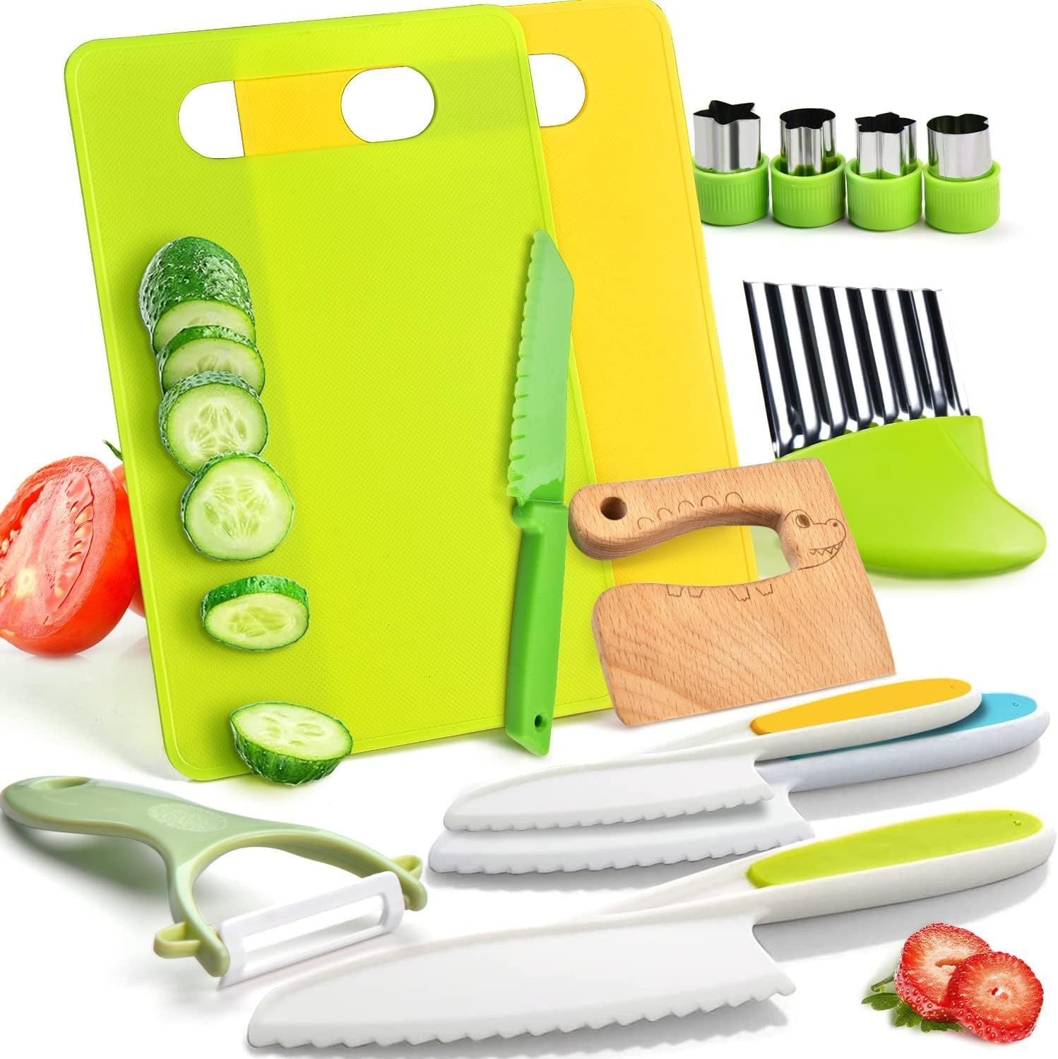 Children Plastic Kitchen Cutting Set