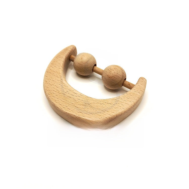 Wooden Baby Rattle Teether Toy