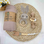Baby Animal Crochet Rattle and Pacifier Clip