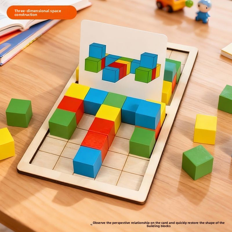 3D Logic Training Building Block Game