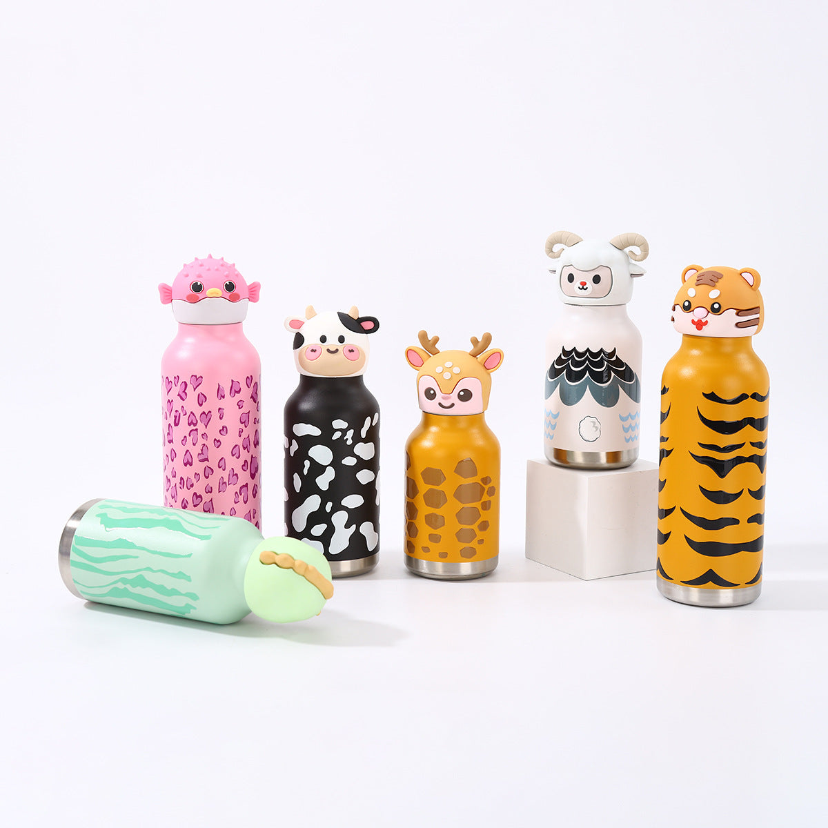 Cute Animal Stainless Steel Thermos Cup for Children